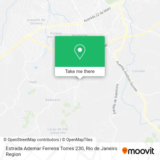Estrada Ademar Ferreira Torres 230 map