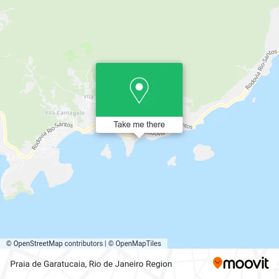 Praia de Garatucaia map