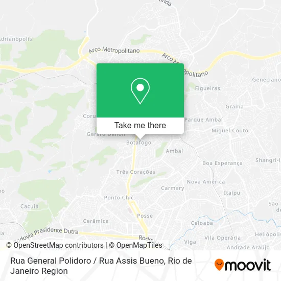 Rua General Polidoro / Rua Assis Bueno map