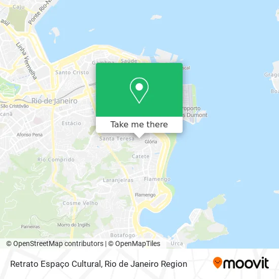 Retrato Espaço Cultural map