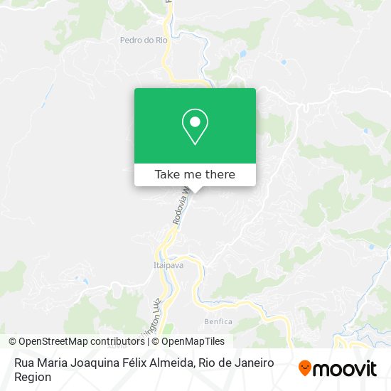 Rua Maria Joaquina Félix Almeida map