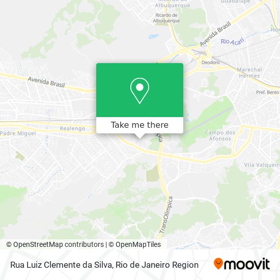 Rua Luiz Clemente da Silva map