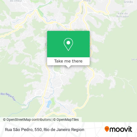 Rua São Pedro, 550 map