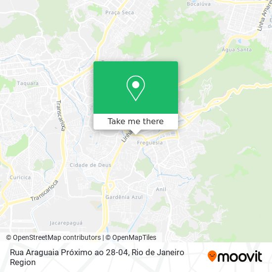 Mapa Rua Araguaia Próximo ao 28-04