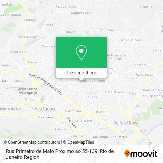 Rua Primeiro de Maio Próximo ao 55-139 map