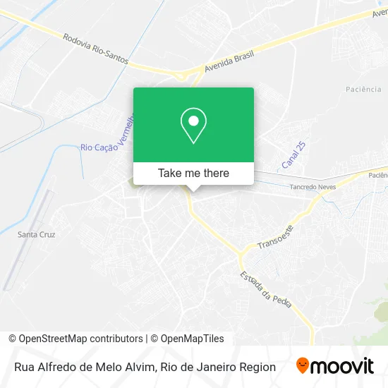 Rua Alfredo de Melo Alvim map