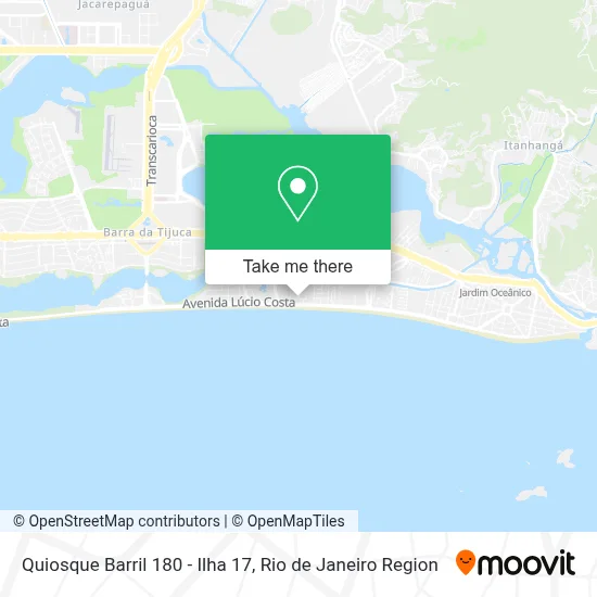 Quiosque Barril 180 - Ilha 17 map