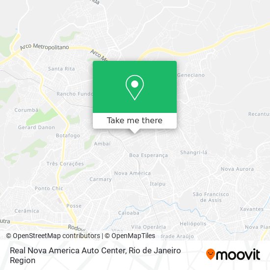 Real Nova America Auto Center map