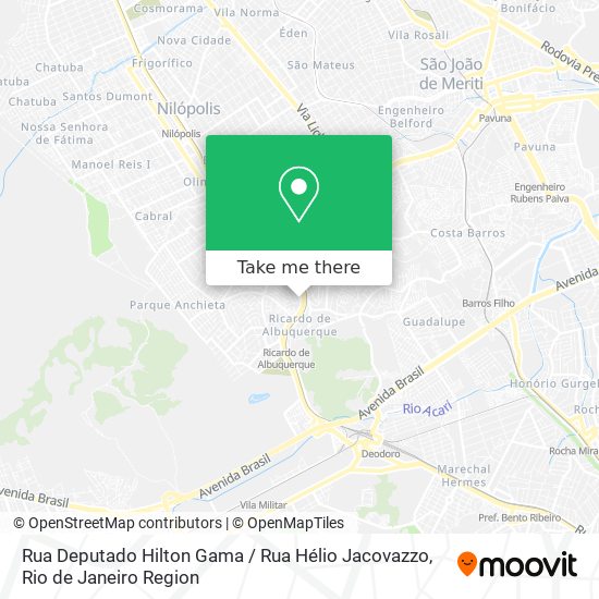 Rua Deputado Hilton Gama / Rua Hélio Jacovazzo map