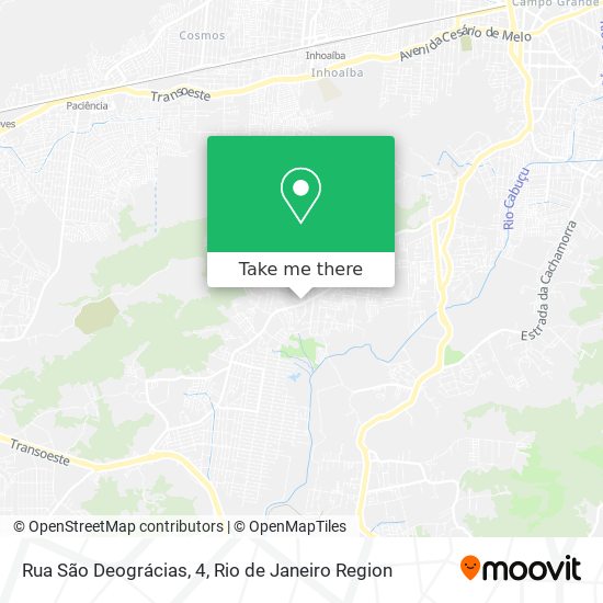 Rua São Deográcias, 4 map