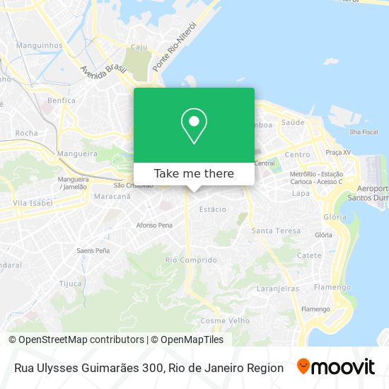 Mapa Rua Ulysses Guimarães 300