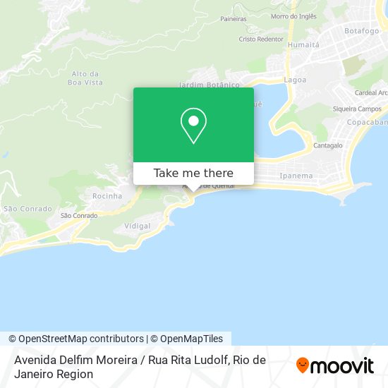 Avenida Delfim Moreira / Rua Rita Ludolf map