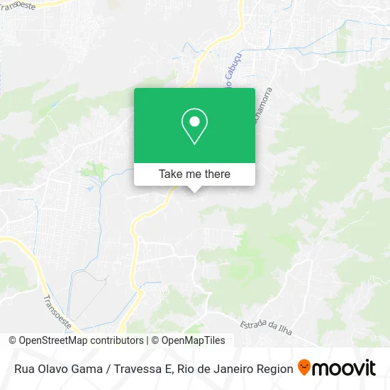 Rua Olavo Gama / Travessa E map
