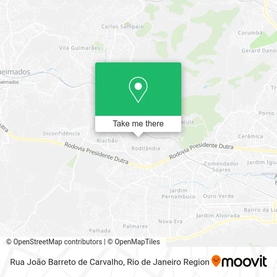 Rua João Barreto de Carvalho map
