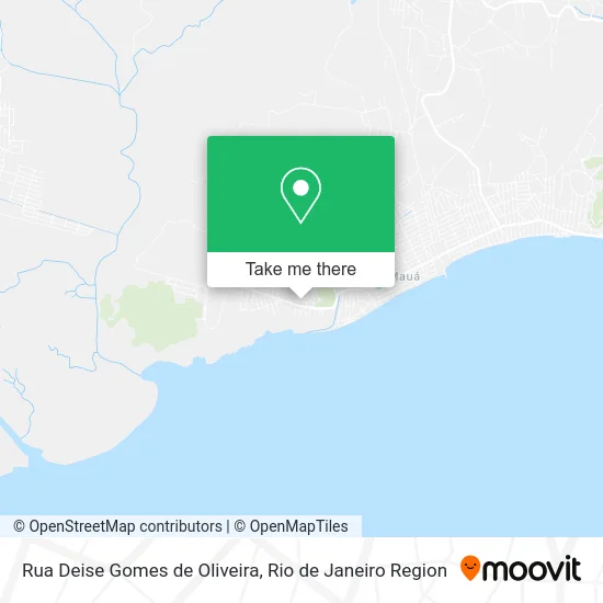 Rua Deise Gomes de Oliveira map
