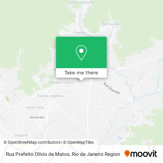 Rua Prefeito Olívio de Matos map