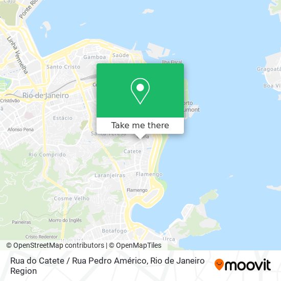 Mapa Rua do Catete / Rua Pedro Américo