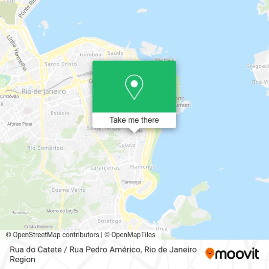Rua do Catete / Rua Pedro Américo map