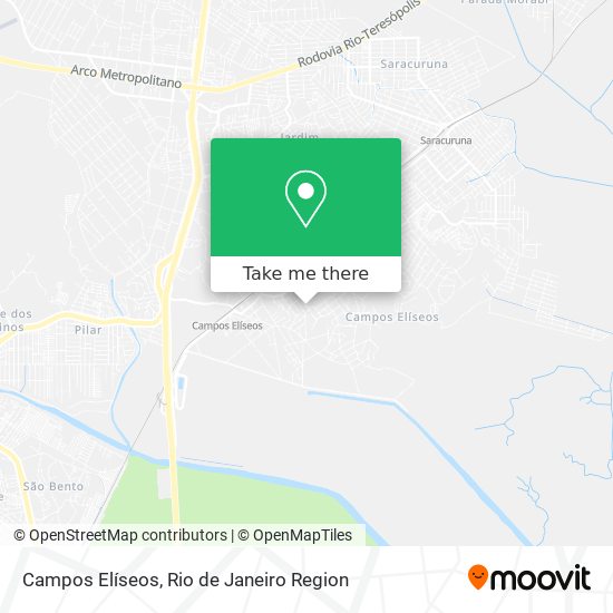 Campos Elíseos map