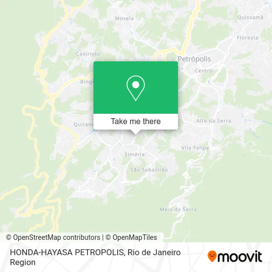 HONDA-HAYASA PETROPOLIS map