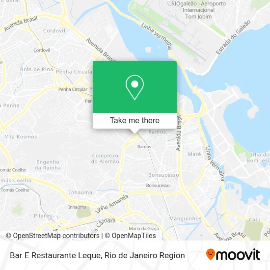 Bar E Restaurante Leque map