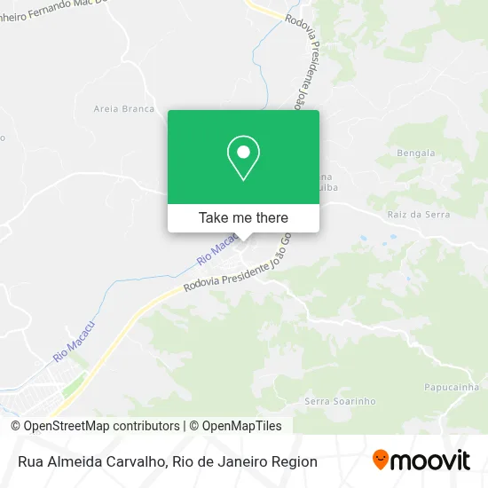Rua Almeida Carvalho map