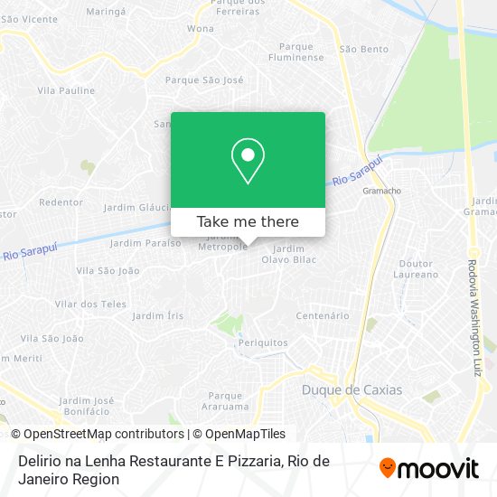 Delirio na Lenha Restaurante E Pizzaria map