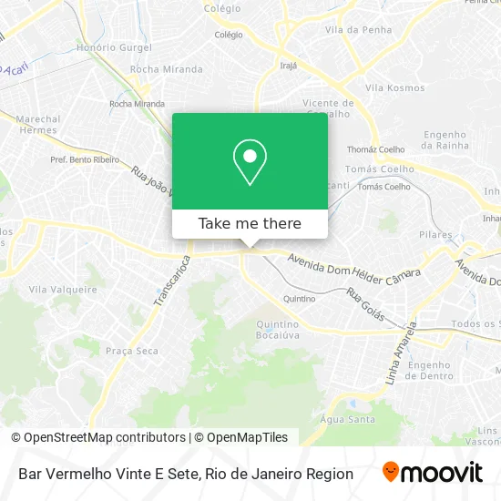 Bar Vermelho Vinte E Sete map