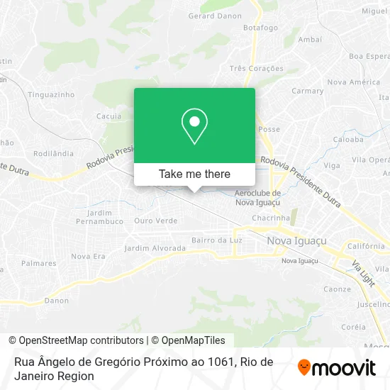 Rua Ângelo de Gregório Próximo ao 1061 map
