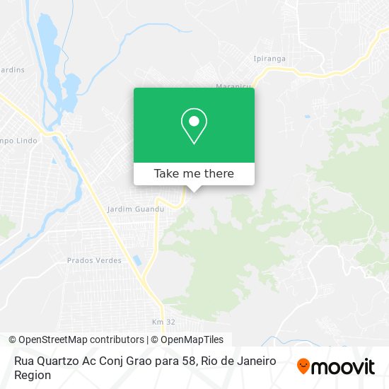 Rua Quartzo Ac Conj Grao para 58 map