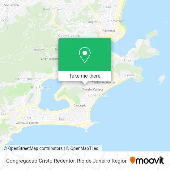 Congregacao Cristo Redentor map