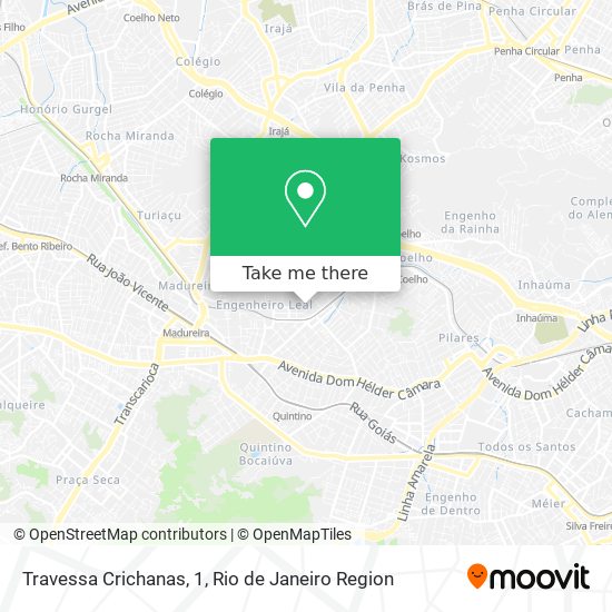 Travessa Crichanas, 1 map