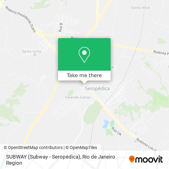 SUBWAY (Subway - Seropédica) map