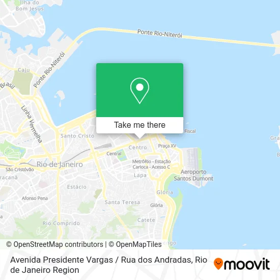 Avenida Presidente Vargas / Rua dos Andradas map