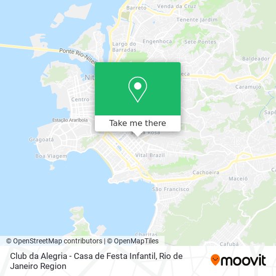 Mapa Club da Alegria - Casa de Festa Infantil