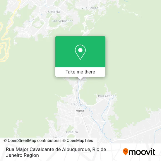 Rua Major Cavalcante de Albuquerque map