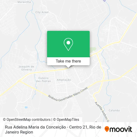 Rua Adelina Maria da Conceição - Centro 21 map