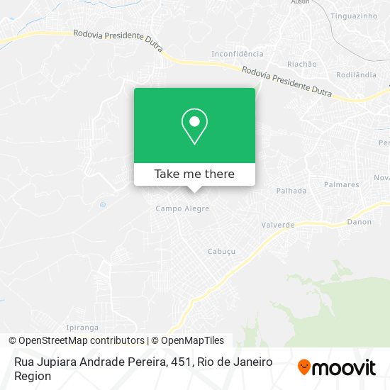 Rua Jupiara Andrade Pereira, 451 map