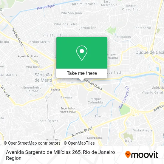 Avenida Sargento de Milícias 265 map