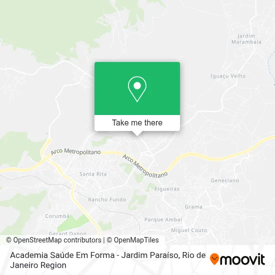 Academia Saúde Em Forma - Jardim Paraíso map