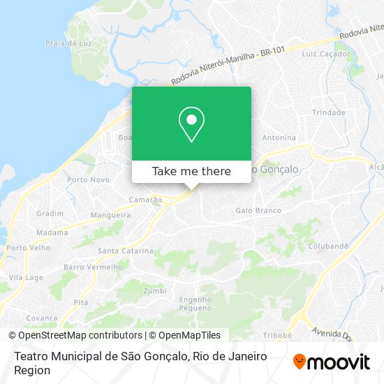 Teatro Municipal de São Gonçalo map