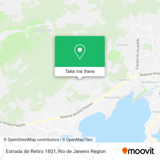 Estrada do Retiro 1801 map