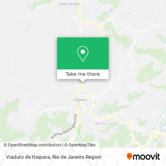 Viaduto de Itaipava map