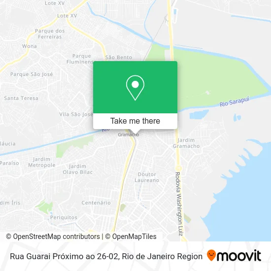 Rua Guarai Próximo ao 26-02 map