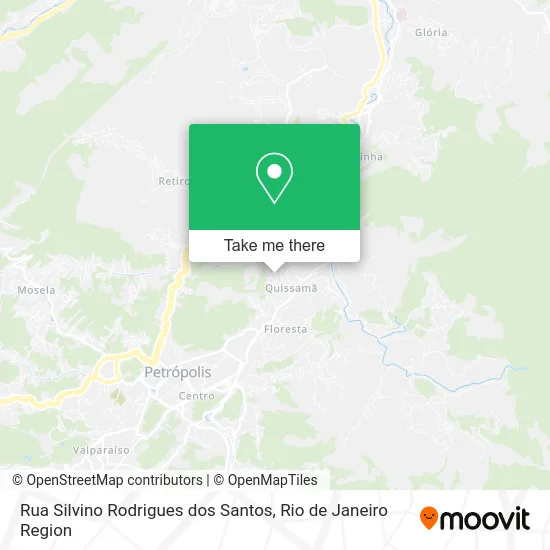 Rua Silvino Rodrigues dos Santos map