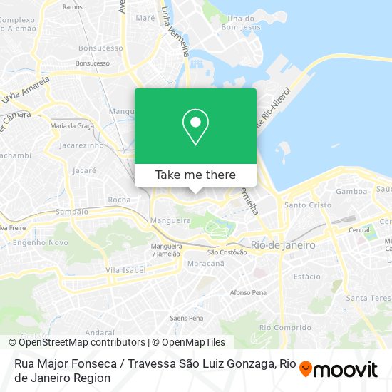 Mapa Rua Major Fonseca / Travessa São Luiz Gonzaga