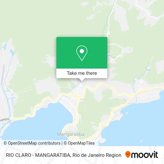 RIO CLARO - MANGARATIBA map