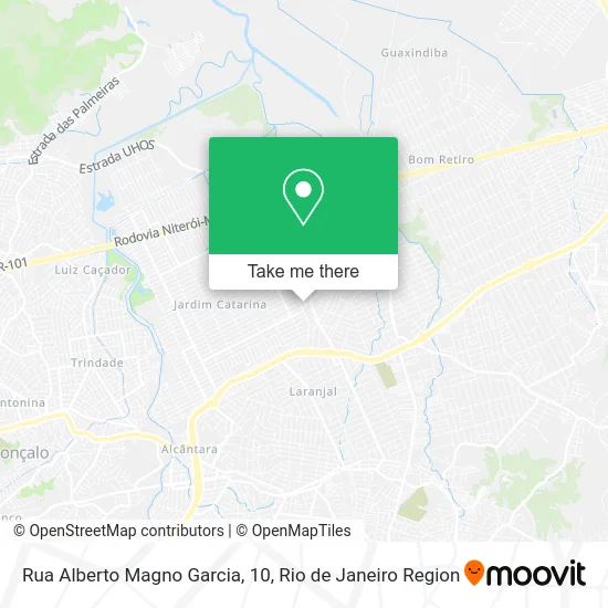Rua Alberto Magno Garcia, 10 map