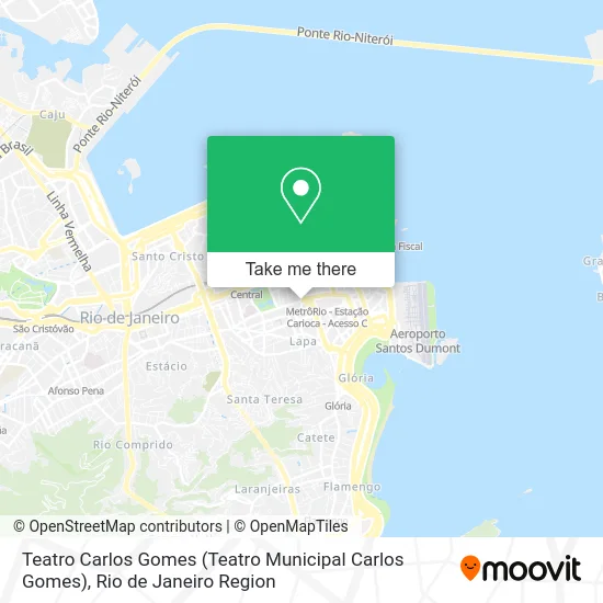 Teatro Carlos Gomes map