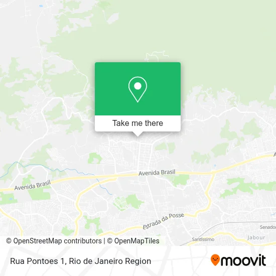 Rua Pontoes 1 map
